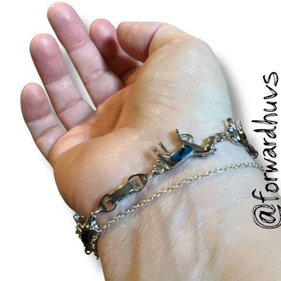 Bundle Sale 3 for $15 | Horse Link Bracelet Multicolor Inlay - Picture 3 of 10